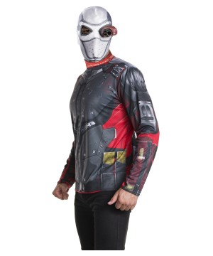 Suicide Squad Deadshot Shirt and Mask Costume Set